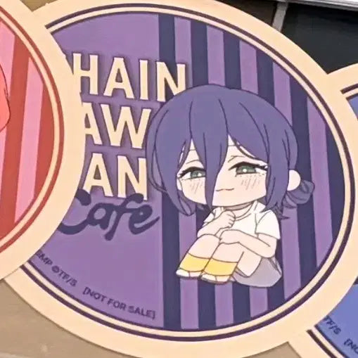 [BUNJANG] Chainsaw Man Cafe Fujimoto's Restaurant Lej Fes Coaster / 체인소맨 카페 음식특전 코스터 레제