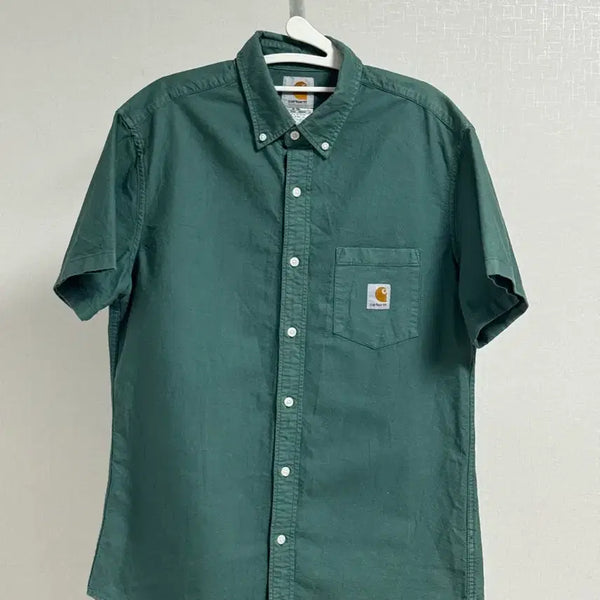 [BUNJANG] Carhartt Short Sleeve Button-Down Shirt Green / [L]칼하트 반팔셔츠 그린