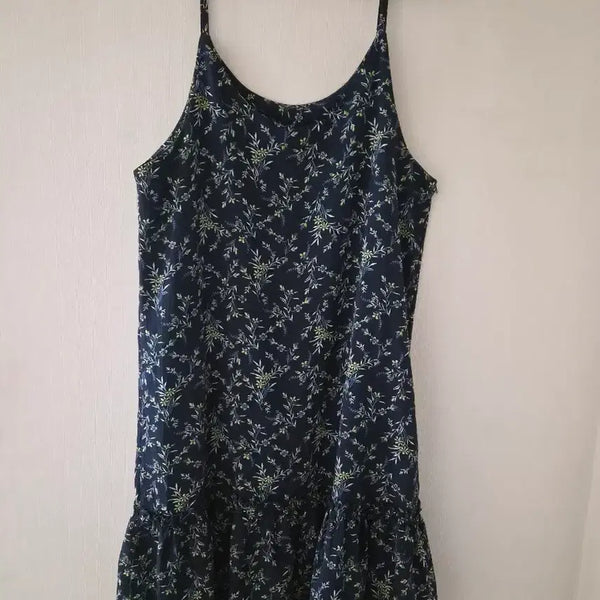 [BUNJANG] Flower Pattern Bustier Dress / 플라워 패턴 뷔스티에 원피스