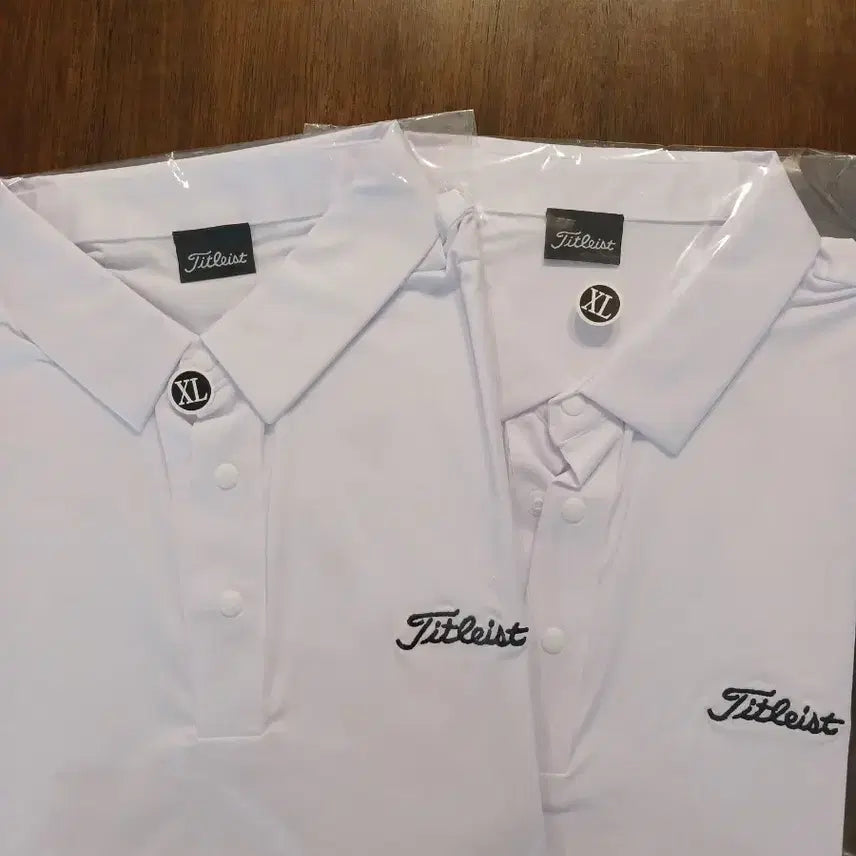 [BUNJANG] Titleist Golf Apparel Cooling Collar T-Shirt White XL / 타이틀리스트 골프웨어 냉감카라티 화이트 XL