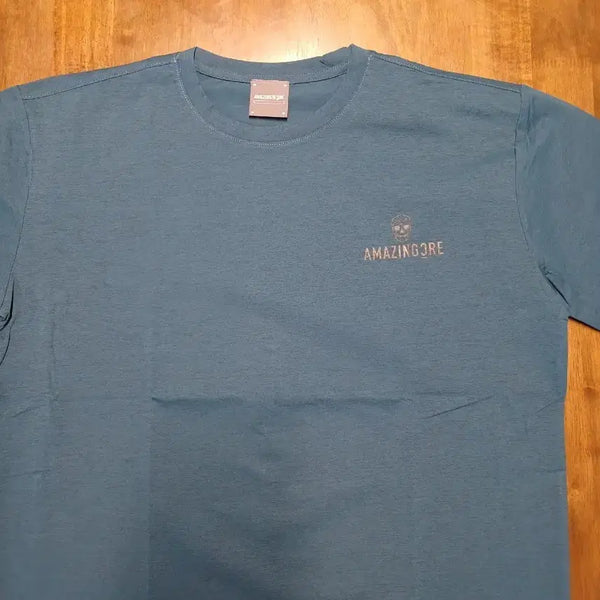 [BUNJANG] Amazingcree Sorona Short Sleeve T-Shirt Blue / 어메이징크리 소로나반팔 티셔츠 블루