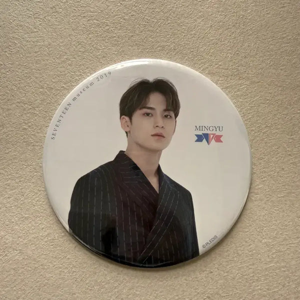 [BUNJANG] SEVENTEEN Mingyu 2019 Museum Can Badge / 세븐틴 민규 2019 뮤지엄 캔뱃지