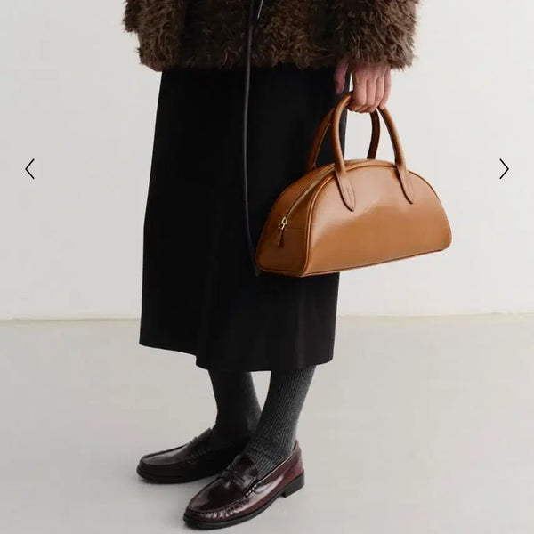 [BUNJANG] Dunst Bowling Bag Brown / 던스트 가방 볼링백 (새상품)
