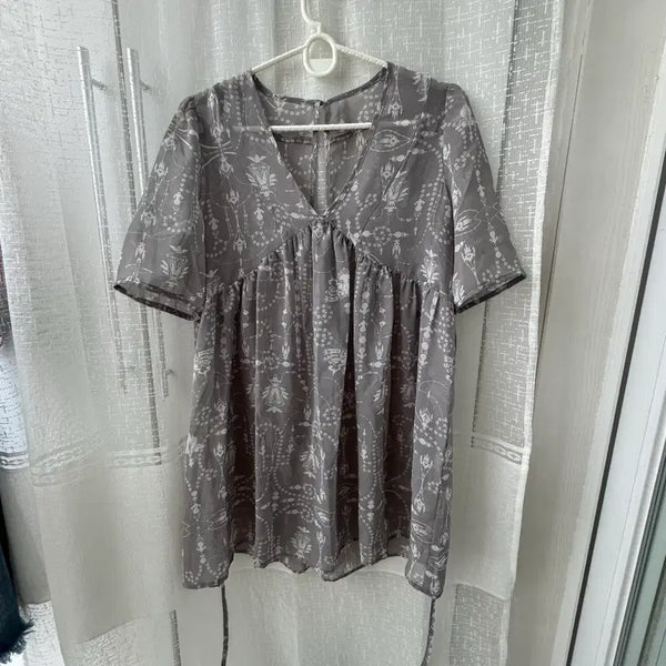 [BUNJANG] Japanese Vintage Chiffon Blouse / 일본.빈티지 쉬폰 블라우스
