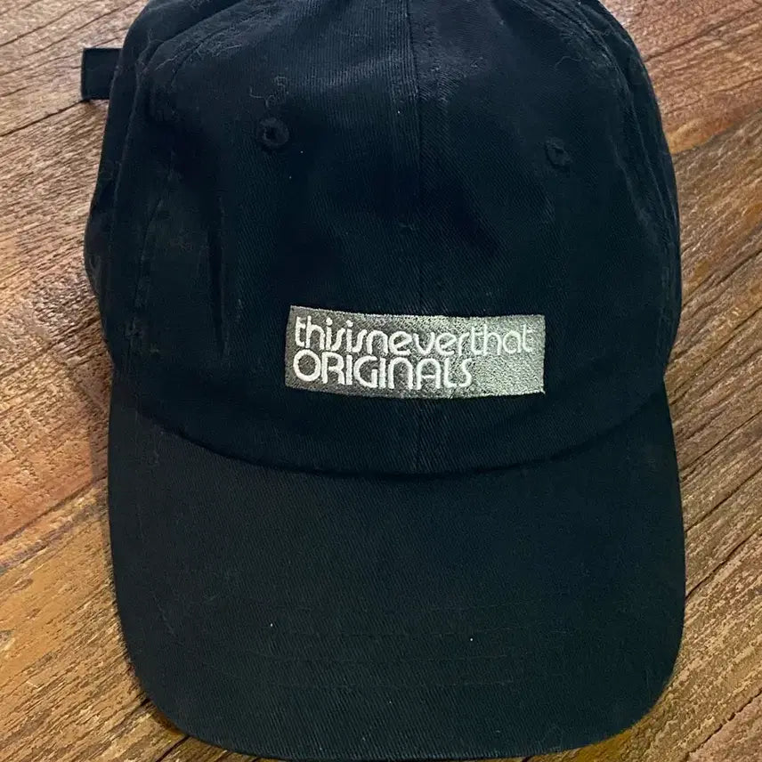 [BUNJANG] Thisisneverthat Ball Cap Black / 디스이즈네버댓 볼캡 블랙