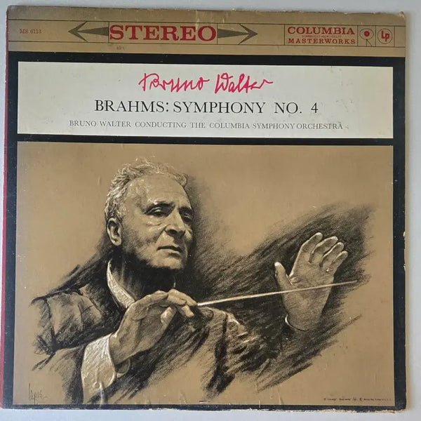 [BUNJANG] Bruno Walter Brahms Symphony No. 4 LP (Columbia 6-eye First Pressing) / 브루노 발터 - 브람스 교향곡4번 LP (Columbia 6eye 초반)