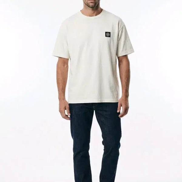 [BUNJANG] Stone Island Short Sleeve T-Shirt Ivory / 스톤아일랜드 반팔티 아이보리