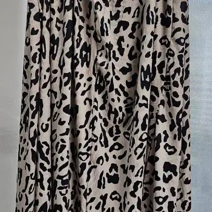 [BUNJANG] Leopard Print Sleeveless Long Dress / 레오파드 호피 패턴 롱 원피스