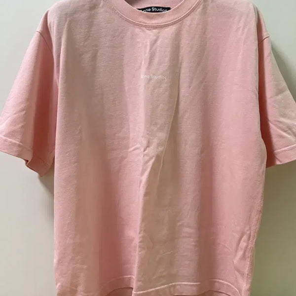 [BUNJANG] Acne Studios Pink Short Sleeve T-Shirt - Size M / 아크네 스튜디오 핑크 반팔 티셔츠 M