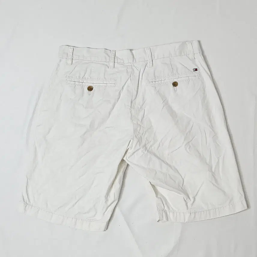 [BUNJANG] Tommy Hilfiger Classic Cotton Chino Shorts / 타미힐피거 반바지 숏팬츠 치노 클래식 코튼쇼츠 32