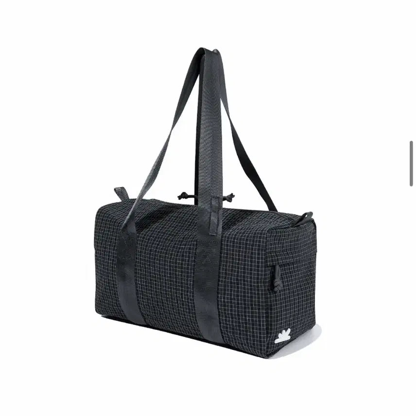 [BUNJANG] Sunlove Duffle Bag Black Grid / 썬러브 더플백 블랙 그리드 새상품