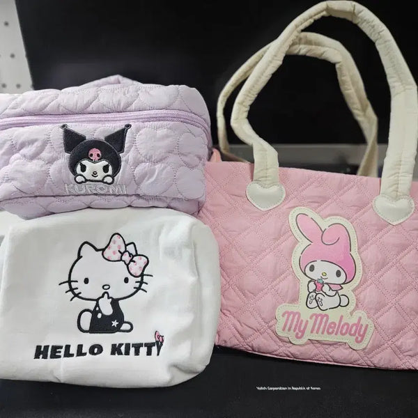 [BUNJANG] Sanrio Characters Shoulder Bag & Pouches Bundle Set / 산리오 캐릭터 가방,파우치 새상품 일괄 팝니다