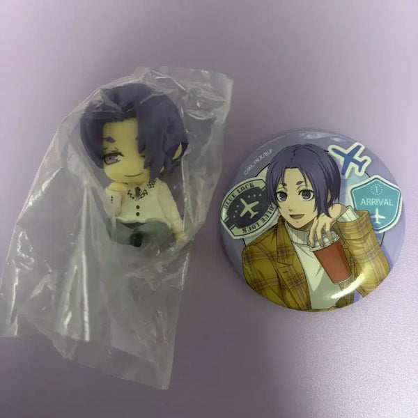 [BUNJANG] Blue Lock Reo Shoulder Mount & Travel Can Badge Bundle Set / 블루록 레오 어깨쿵&여행 캔뱃지 일괄
