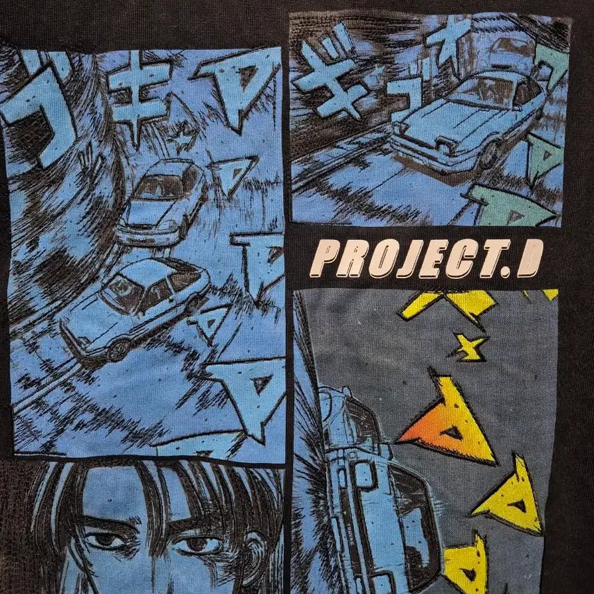[BUNJANG] Series x Initial D Collaboration T-Shirt / (100) 시리즈 x 이니셜 D 콜라보 티셔츠