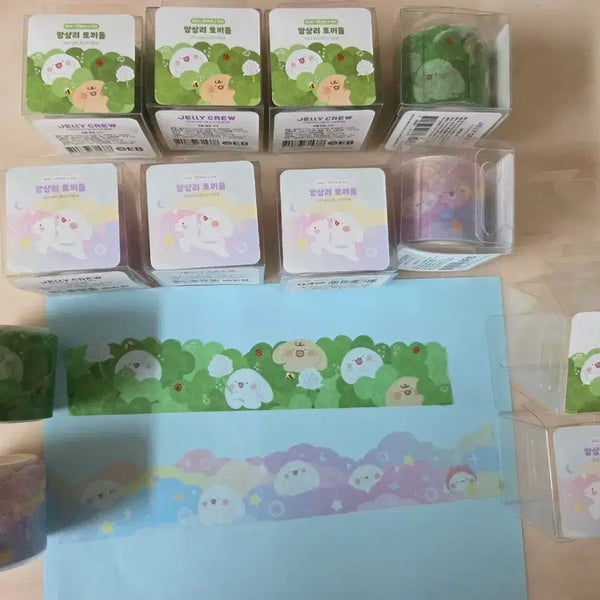 [BUNJANG] Mangsangri Rabbit Masking Tape Set / 망상리 토끼들 마스킹테이프 20개