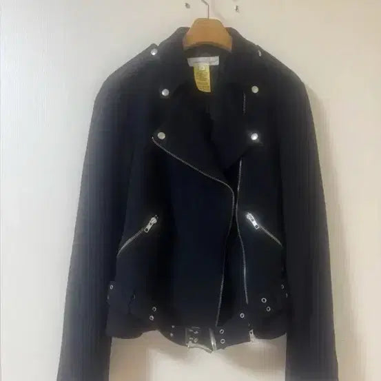 [BUNJANG] Atelier Black Leather Rider Jacket / 아떼 블랙 라이더 자켓