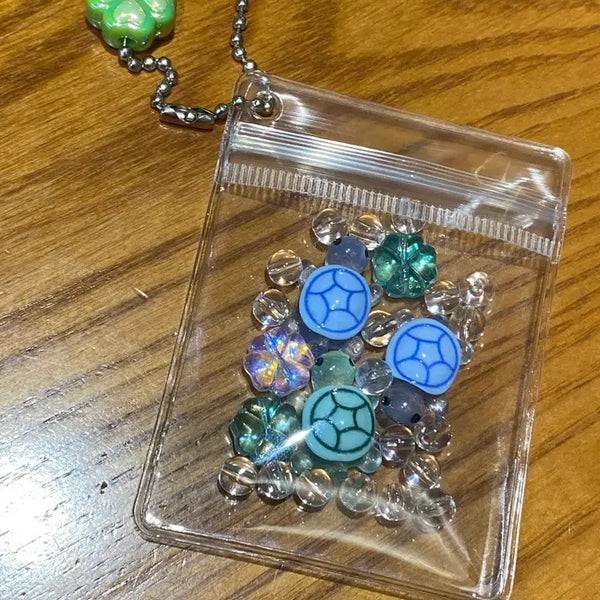 [BUNJANG] Turtle Charm Beaded Keychain / 거북이키링 팝니다