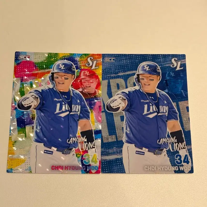 [BUNJANG] KBO Choi Hyoung-woo Hologram Set / KBO카드 최형우 홀로그램 (홀로/어패럴) 일괄 판매