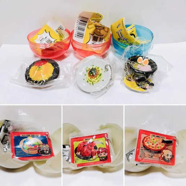 [BUNJANG] Miniature Food Keychain Set / 미니어처 음식 열쇠고리 세트 팝니다