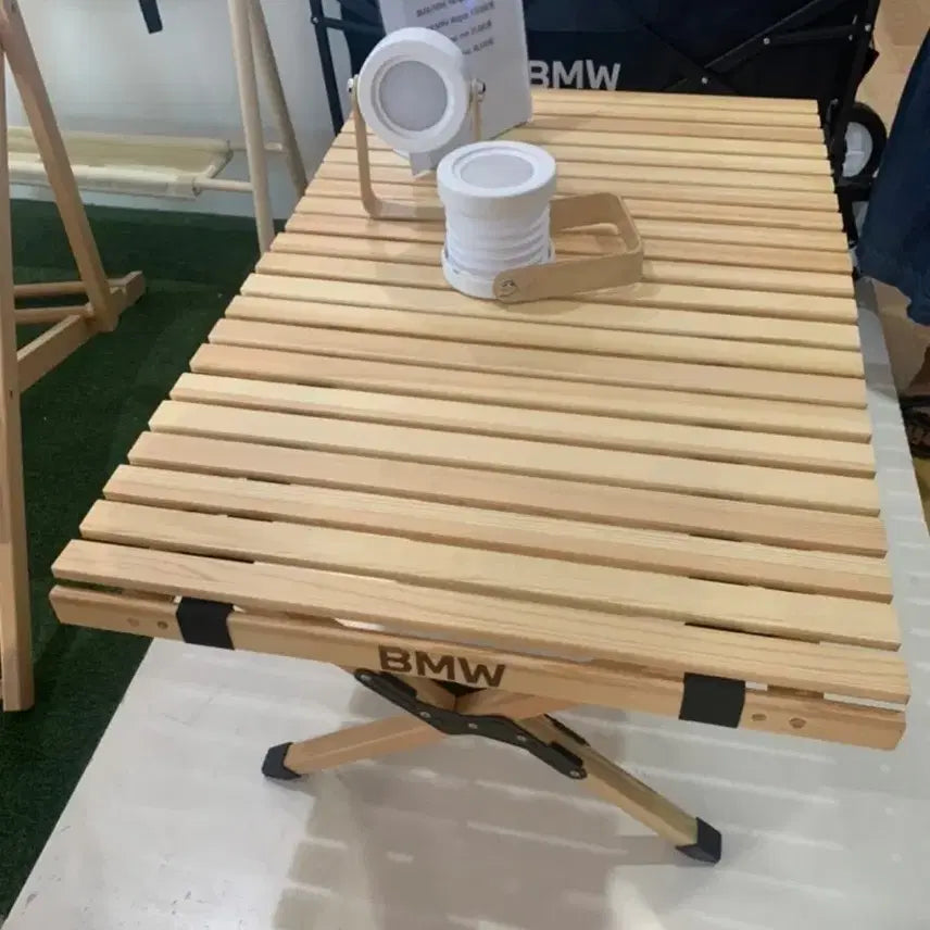 [BUNJANG] BMW Wooden Camping Table / BMW 우드 테이블