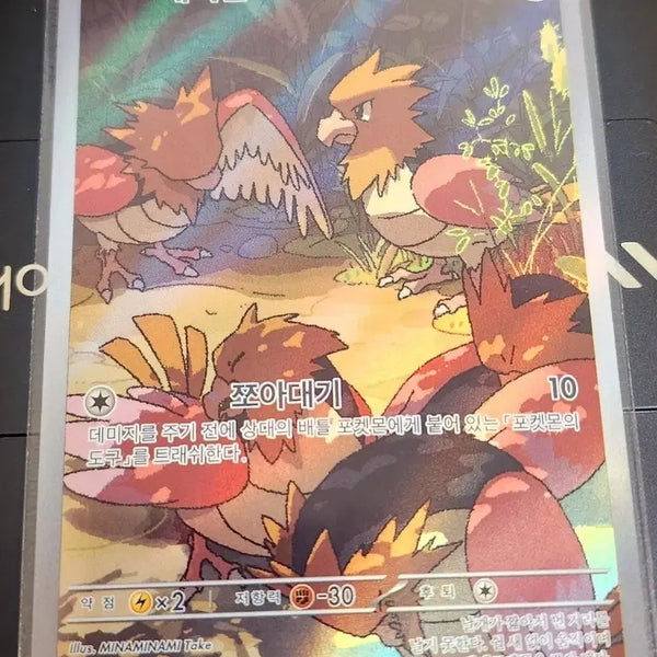 [BUNJANG] Pokemon Fletchling AR Card / 포켓몬 카드 깨비참 AR