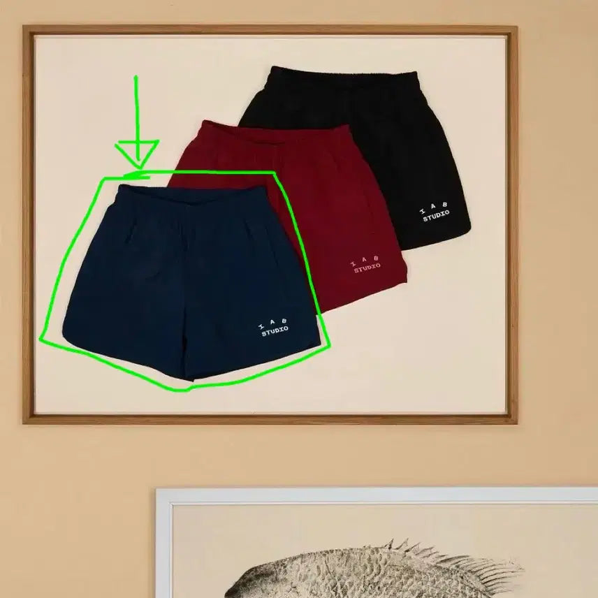 [BUNJANG] I AB STUDIO Navy Shorts M / [M] 아이앱 스튜디오 반바지 네이비 쇼츠