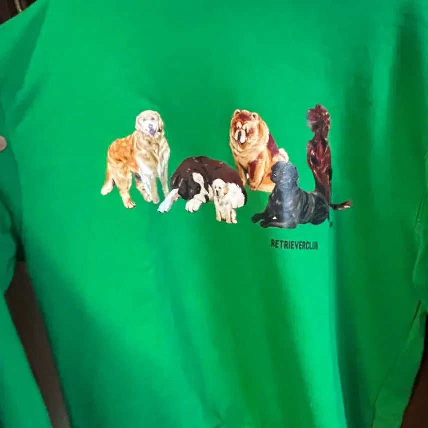 [BUNJANG] Retriever Club Sweatshirt / 리트리버 클럽 맨투맨