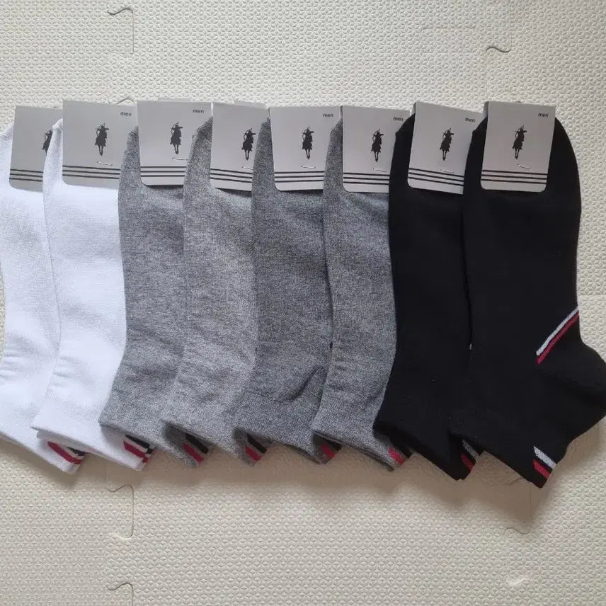 [BUNJANG] Men's Socks (8 Pairs) - Made in Korea / 남성양말(국산) 남자양말