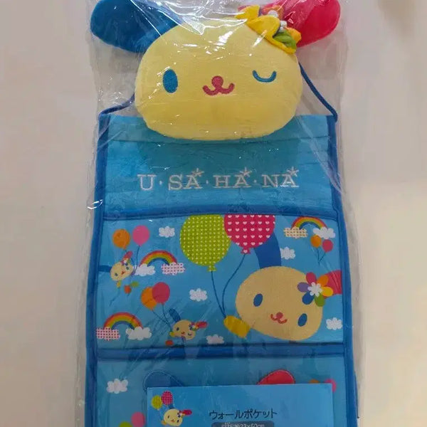 [BUNJANG] Abigail Usahana Plush Toy Storage Wall Hanger Wall Pocket / (정품)아베일 우사하나 인형 소품 수납 벽걸이 행거 월포켓