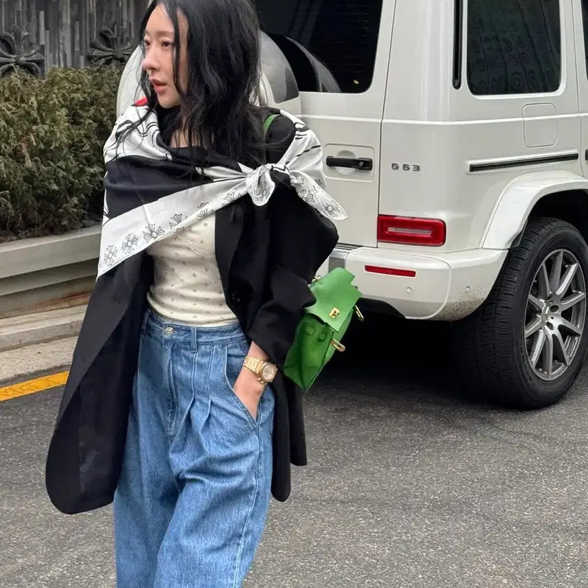 [BUNJANG] Muziera Ring Jeans Medium Blue XS / 뮤제라 링진 중청 xs