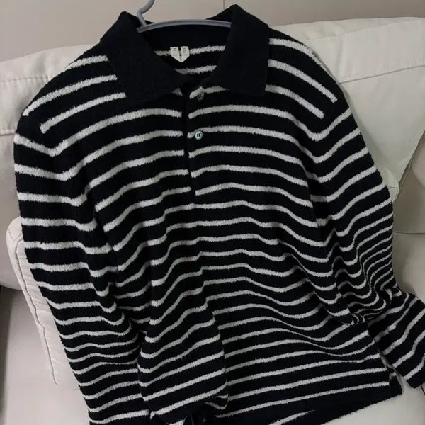 [BUNJANG] ARKET Cotton Blend Knit Polo Shirt - Size S / 아르켓(ARKET) 니트폴로셔츠 S사이즈