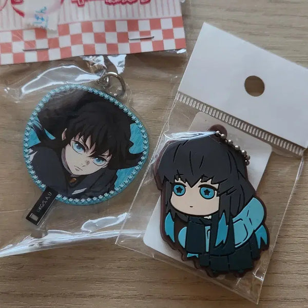 [BUNJANG] Demon Slayer Tokito Muichiro Keyring Bundle Set (Sealed) / 일괄판매 미개봉 귀칼 토키토무이치로 키링