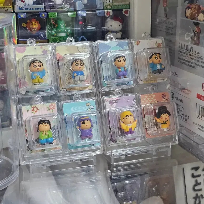 [BUNJANG] Crayon Shin-chan Gacha Random Keychain Bundle Set (2 Types, Sealed) / 미개봉 2종 일괄) 짱구 키링 가챠 랜덤