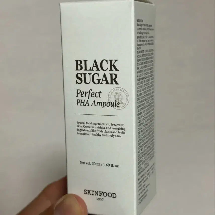 [BUNJANG] Skinfood Black Sugar PHA Ampoule 50ml / 새상품)스킨푸드 블랙슈가 퍼펙트 파하 앰플 50ml