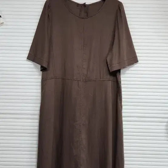 [BUNJANG] Brielle Viscose Linen Blend Long Dress Size 55 / 브리엘 비스코스 마혼방 롱원피스55