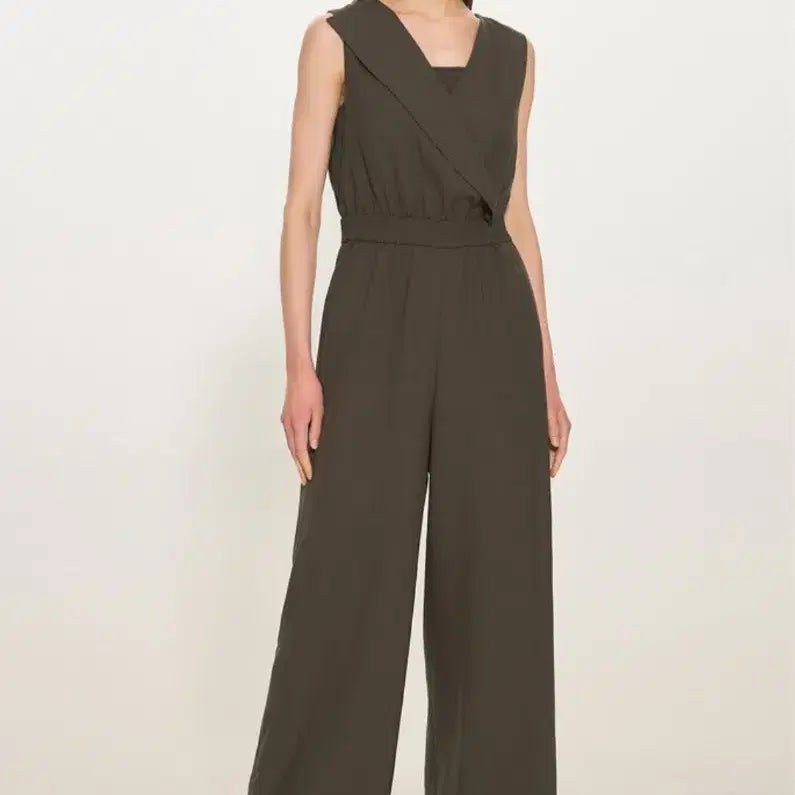 [BUNJANG] Time Back Strap Drape Jumpsuit / [가격인하](새상품) 타임 백스트랩 드레이프 점프수트