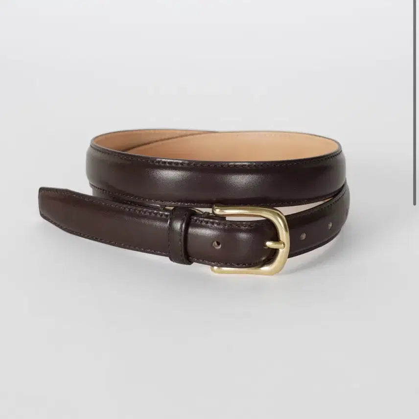 [BUNJANG] In The Row Italian Brass Leather Belt Brown Brass / 인더로우 벨트 구매