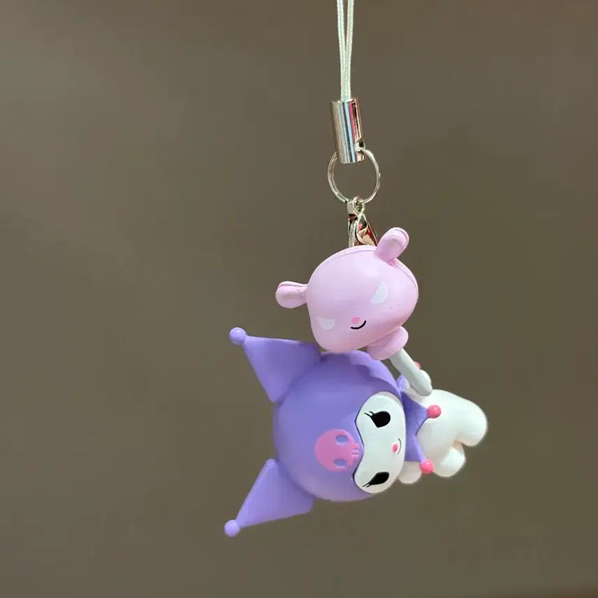 [BUNJANG] Kuromi Balloon Keychain (Unsealed) / 쿠로미 키링(단순개봉)
