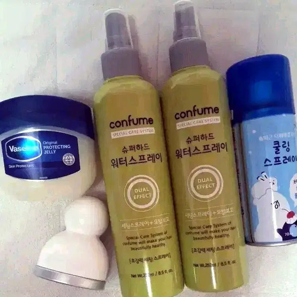 [BUNJANG] Hair Styling Spray, Cooling Spray, Cooling Stick, Vaseline Bundle Set / 헤어 고정 스프레이 쿨링 스프레이 쿨링 스틱 바세린 일괄