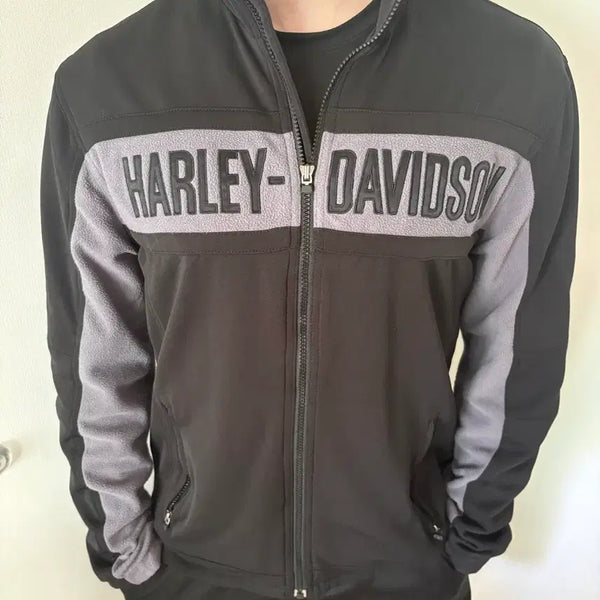 [BUNJANG] Harley-Davidson Motorcycle Men's Fleece Jacket / [M] 할리데이비슨 모터 사이클 남성 후리스 자켓