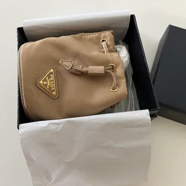 [BUNJANG] Prada Re-Edition 1978 Re-Nylon Mini Pouch Beige / [프라다] 리에디션 1978 리나일론 미니 파우치 베이지