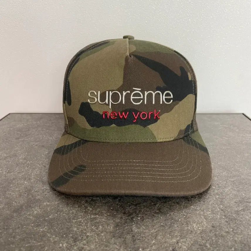[BUNJANG] Supreme 5 Panel Cap Woodland Camo / (OS) 슈프림 5패널 볼캡 모자 클래식 우드랜드 카모