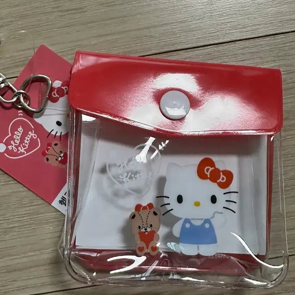 [BUNJANG] Daiso Hello Kitty Snap Keychain Pouch / 다이소 헬로키티 똑딱이 키링 파우치