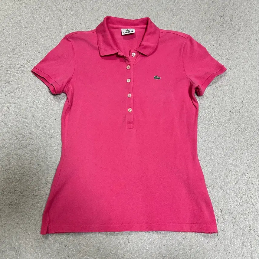 [BUNJANG] Lacoste Women's Short Sleeve Polo Shirt Size 90 / 라코스테 여성 반팔 카라티 90