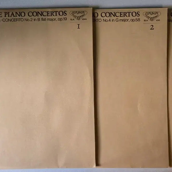 [BUNJANG] Wilhelm Backhaus Beethoven Piano Concertos Complete 3LP (Japan King Records) / 박하우스 - 베토벤 피아노 협주곡 전집 3LP (일본 King 레코드)