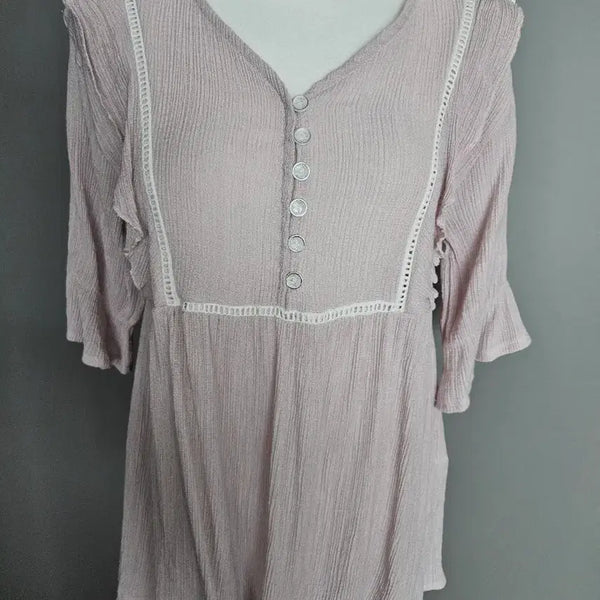 [BUNJANG] Vintage Pink Blouse / 빈티지 핑크 블라우스