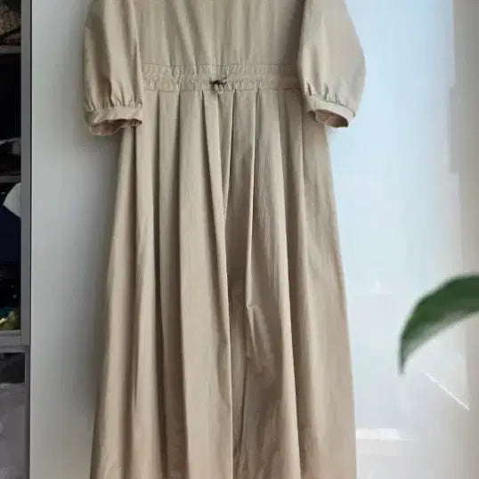 [BUNJANG] Beige Long Dress / 베이지롱원피스