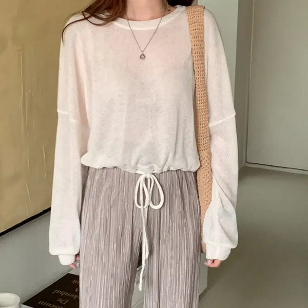 [BUNJANG] Shopperland Summer Net Knit Top / 지그재그 에이블리 쇼퍼랜드 여름용 그물니트
