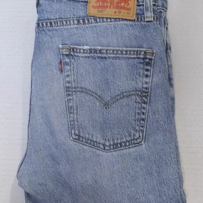 [BUNJANG] Levi's 510 Lyocell Blend Slim Fit Denim Jeans W32 L32 / (32 수선X) 리바이스510 라이오셀 데님팬츠 W32 L32