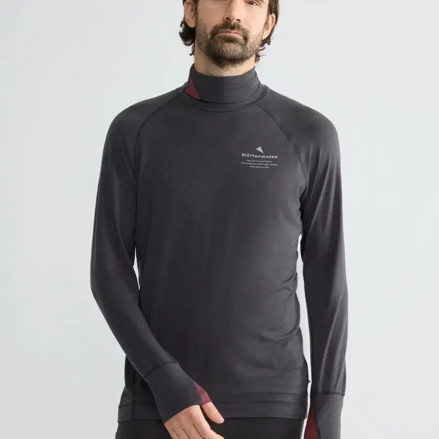 [BUNJANG] Klättermusen Fafne Turtleneck Long Sleeve Base Layer Shirt / 클라터무젠 파프네 터틀 롱 슬리브 티셔츠